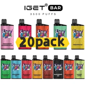 IGET Bar 3500 Puffs 20 pack Multiple flavors